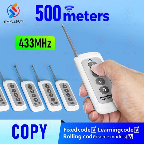 Garage door remote 500m - -,