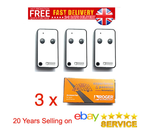Roger e80 gate fob remote - roger,