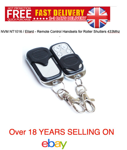Garage door remote for roller - door,